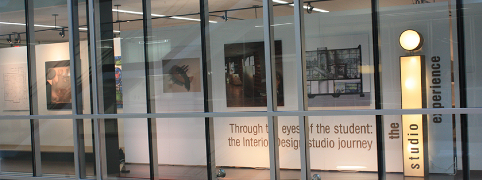 The William B. Johnston Building Gallery hosts design and other events that showcase student, faculty and other works